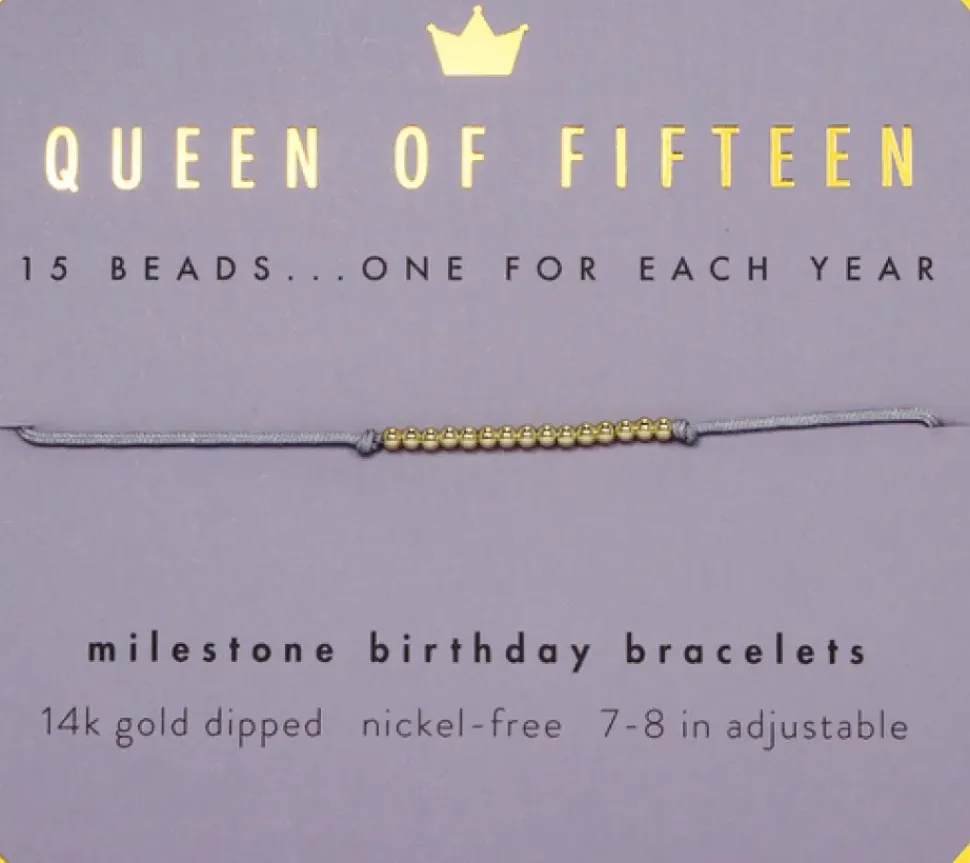 Birthday Celebration Bracelet (Ages 13, 15, 16, 18)