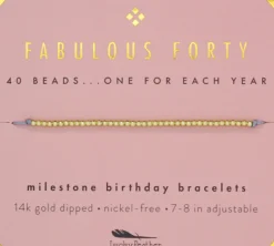 Birthday Celebration Bracelet (Ages 21, 30, 40, 50)