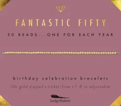 Birthday Celebration Bracelet (Ages 21, 30, 40, 50)