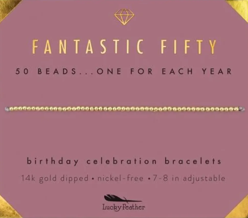 Birthday Celebration Bracelet (Ages 21, 30, 40, 50)
