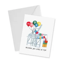 Birthday Cranes Notecard