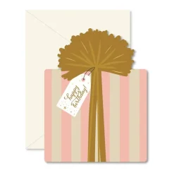 Birthday Gift Die-Cut Folded Greeting Card