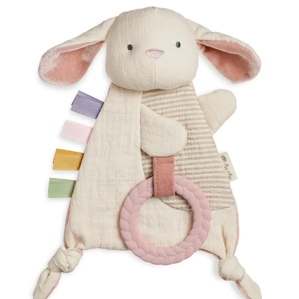 Bitzy Crinkle™ Bunny Sensory Toy with Teether