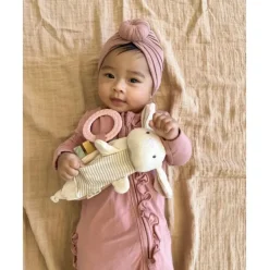 Bitzy Crinkle™ Bunny Sensory Toy with Teether