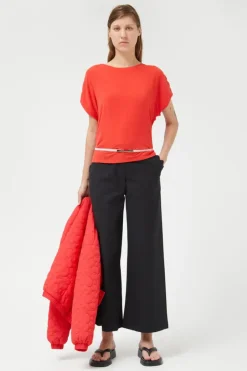 Black Straight Pants