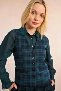 Blackwatch Plaid Vest
