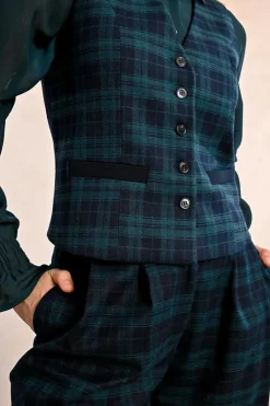Blackwatch Plaid Vest