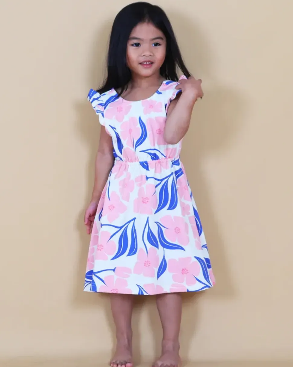 Bloom Ruffle Open Back Dress