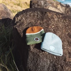 Blue Bird Day Beanie - Stone Blue