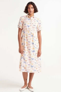 Bow Print Dress