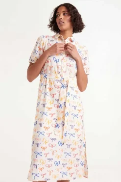 Bow Print Dress