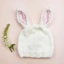 Bunny Hat - White/Pink