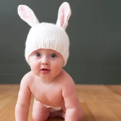 Bunny Hat - White/Pink