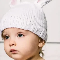 Bunny Hat - White/Pink