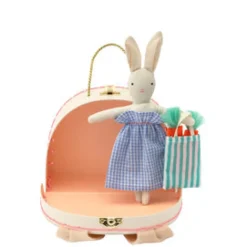 Bunny Mini Suitcase Doll