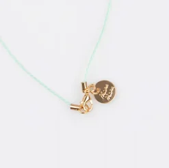 Butterflies & Flowers Enamel Charm Necklace
