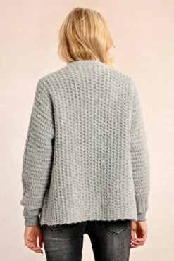 Cable Cardigan - Grey