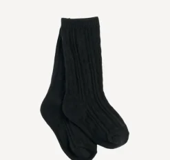 Cable Knit Knee High Socks - Several Colors