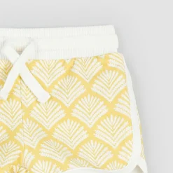 Canary Beachcomber Print Girls' Terry Shorts