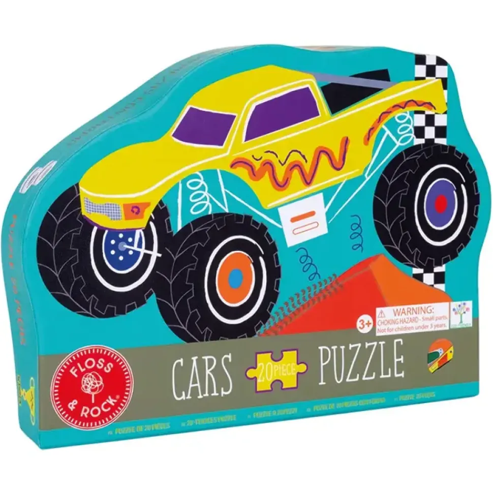 Cars 20pc "Monster Truck" Shaped Jigsaw with Shaped Box