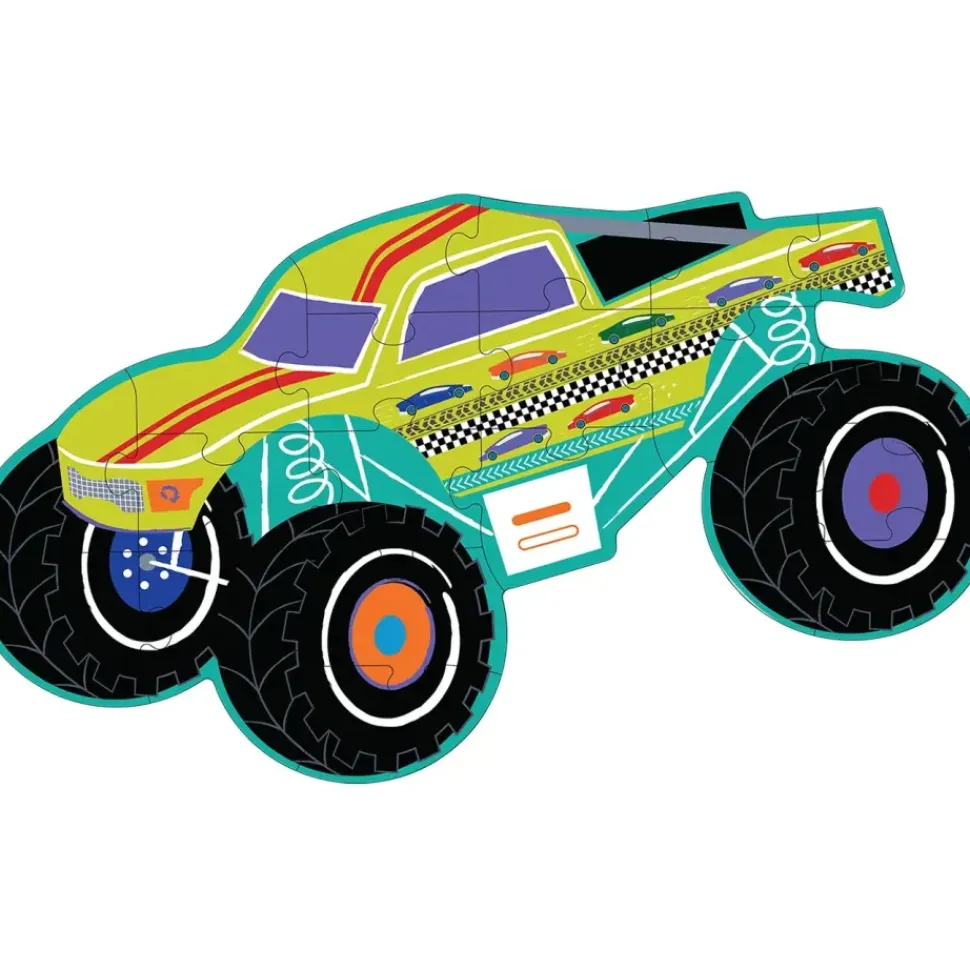 Cars 20pc "Monster Truck" Shaped Jigsaw with Shaped Box