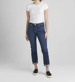 Carter Mid Rise Girlfriend Jeans (Night-Breeze)