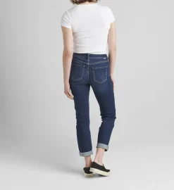 Carter Mid Rise Girlfriend Jeans (Night-Breeze)