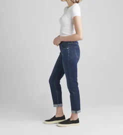 Carter Mid Rise Girlfriend Jeans (Night-Breeze)