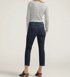 Carter Mid Rise Girlfriend Jeans (Palau’s Blue)