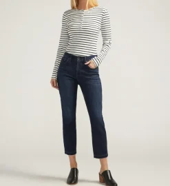Carter Mid Rise Girlfriend Jeans (Palau’s Blue)