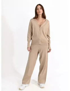 Casual Chic Cardigan Knit with Lurex