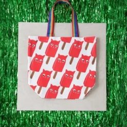 Catsicle Tote Bag