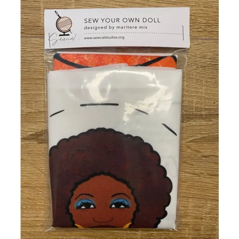 Celia Cruz DIY Doll Fabric