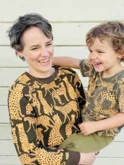 Cheetah Allover Print Sweatshirt (kids & baby)