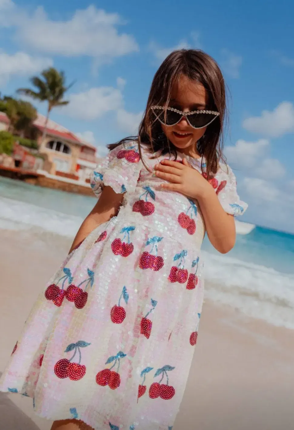 Cherry Sequin Dress