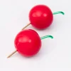 Cherry Wall Hooks - Set of 2