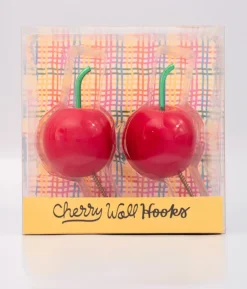 Cherry Wall Hooks - Set of 2