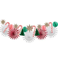 Christmas Honeycomb Garland
