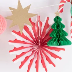 Christmas Honeycomb Garland