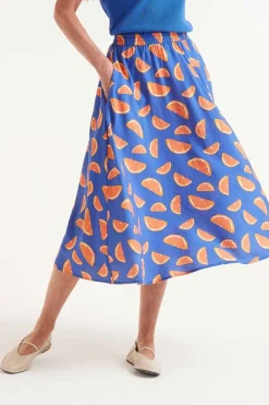 Citrus Print Skirt