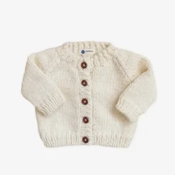 Classic Cardigan Sweater - Cream
