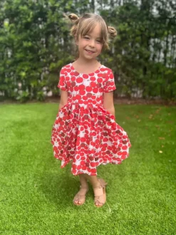 Classic Twirl Dress - Apple