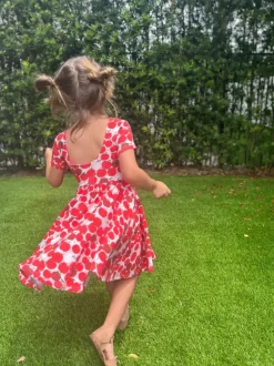 Classic Twirl Dress - Apple