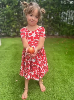 Classic Twirl Dress - Apple