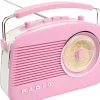 Classic Vintage Style Brighton Fm/Mw/Lw Radio - Pink