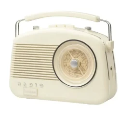 Classic Vintage Style Brighton Fm/Mw/Lw Radio - Cream