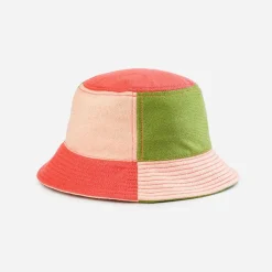 Colorblock Bucket Hat - Melon Blush