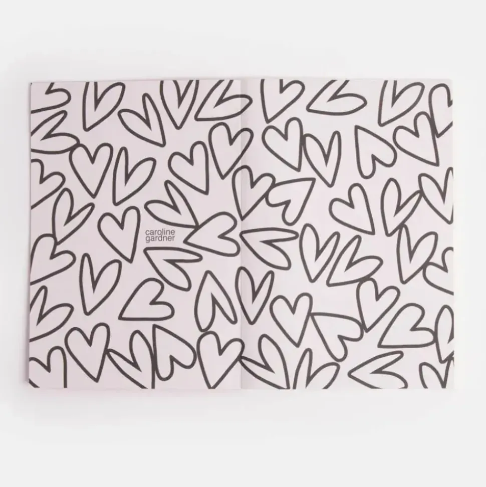 Colorblock Hearts Set of 3 Notebooks