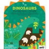 Coloring Book With Stickers: Dinosaurs