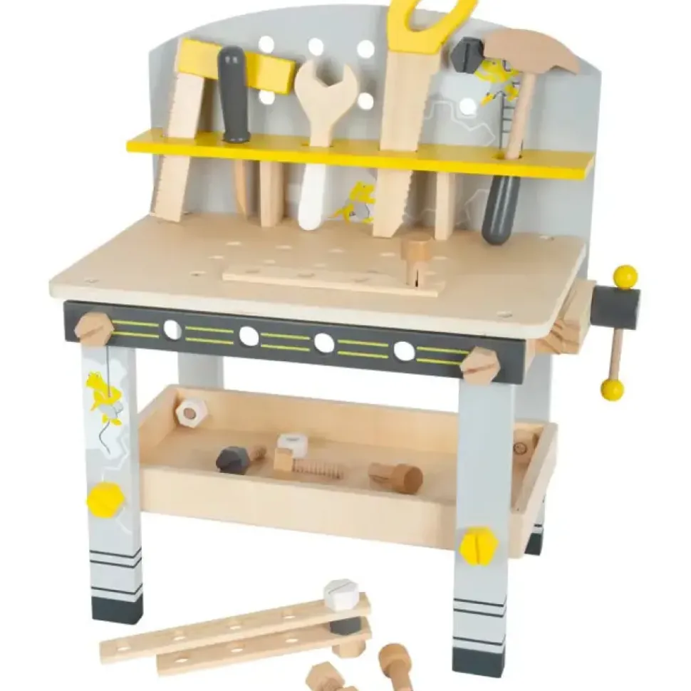 Compact Wood Workbench